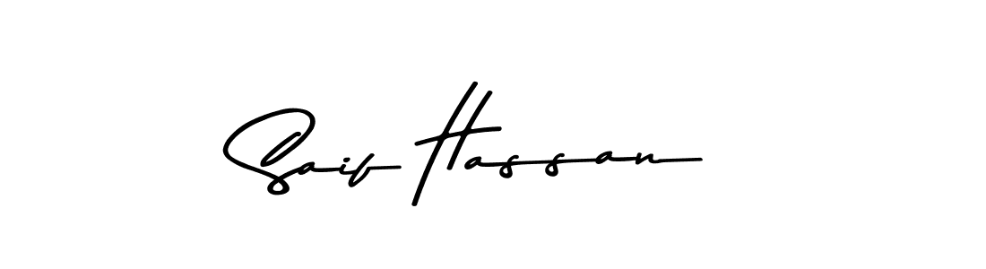 How to make Saif Hassan signature? Asem Kandis PERSONAL USE is a professional autograph style. Create handwritten signature for Saif Hassan name. Saif Hassan signature style 9 images and pictures png