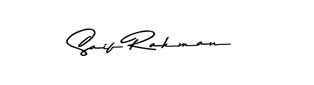 This is the best signature style for the Saif Rahman name. Also you like these signature font (Asem Kandis PERSONAL USE). Mix name signature. Saif Rahman signature style 9 images and pictures png