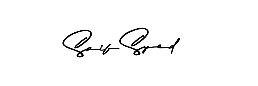 How to make Saif Syed signature? Asem Kandis PERSONAL USE is a professional autograph style. Create handwritten signature for Saif Syed name. Saif Syed signature style 9 images and pictures png