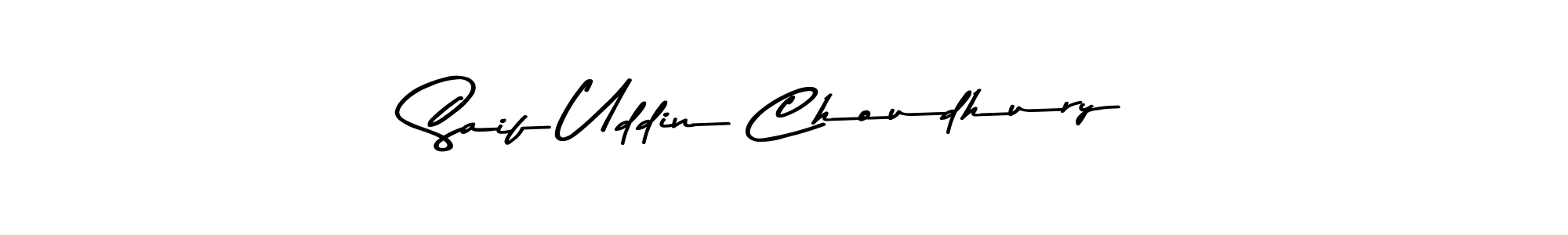 Design your own signature with our free online signature maker. With this signature software, you can create a handwritten (Asem Kandis PERSONAL USE) signature for name Saif Uddin Choudhury. Saif Uddin Choudhury signature style 9 images and pictures png