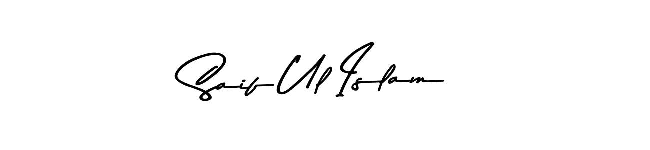 Design your own signature with our free online signature maker. With this signature software, you can create a handwritten (Asem Kandis PERSONAL USE) signature for name Saif Ul Islam. Saif Ul Islam signature style 9 images and pictures png