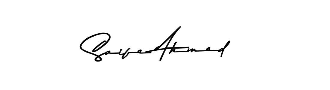 The best way (Asem Kandis PERSONAL USE) to make a short signature is to pick only two or three words in your name. The name Saife Ahmed include a total of six letters. For converting this name. Saife Ahmed signature style 9 images and pictures png