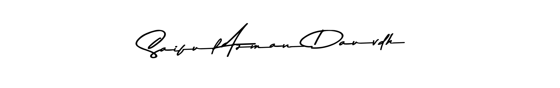 You can use this online signature creator to create a handwritten signature for the name Saiful Azman Dauvdh. This is the best online autograph maker. Saiful Azman Dauvdh signature style 9 images and pictures png