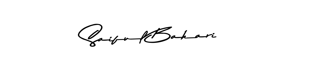 Asem Kandis PERSONAL USE is a professional signature style that is perfect for those who want to add a touch of class to their signature. It is also a great choice for those who want to make their signature more unique. Get Saiful Bahari name to fancy signature for free. Saiful Bahari signature style 9 images and pictures png