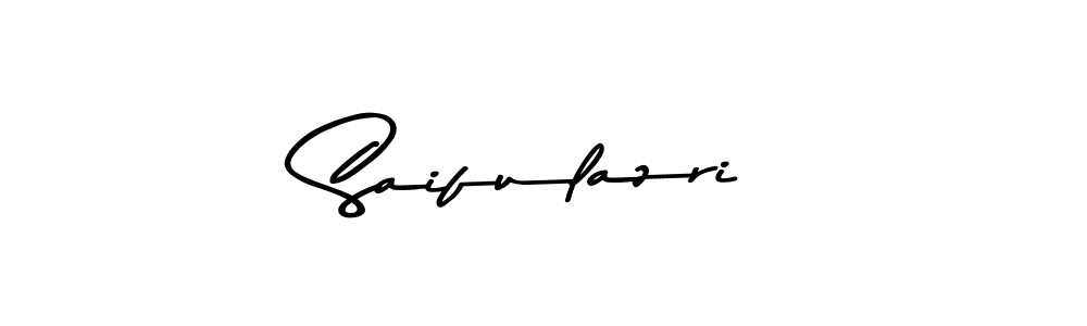 How to make Saifulazri signature? Asem Kandis PERSONAL USE is a professional autograph style. Create handwritten signature for Saifulazri name. Saifulazri signature style 9 images and pictures png