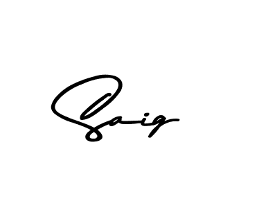 Saig stylish signature style. Best Handwritten Sign (Asem Kandis PERSONAL USE) for my name. Handwritten Signature Collection Ideas for my name Saig. Saig signature style 9 images and pictures png