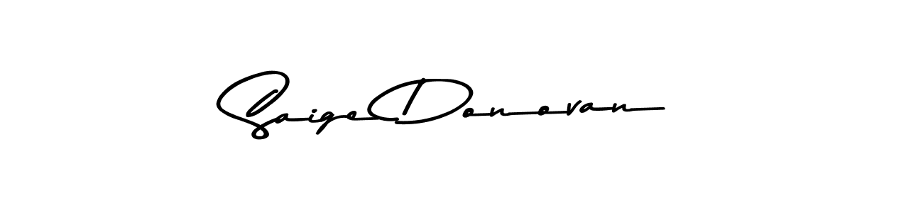 Create a beautiful signature design for name Saige Donovan. With this signature (Asem Kandis PERSONAL USE) fonts, you can make a handwritten signature for free. Saige Donovan signature style 9 images and pictures png