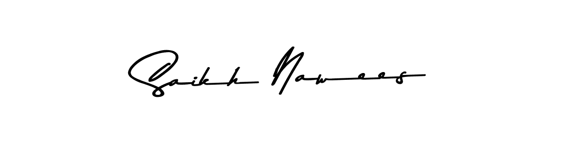 Here are the top 10 professional signature styles for the name Saikh Nawees. These are the best autograph styles you can use for your name. Saikh Nawees signature style 9 images and pictures png