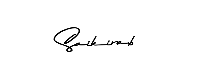 How to make Saikirab name signature. Use Asem Kandis PERSONAL USE style for creating short signs online. This is the latest handwritten sign. Saikirab signature style 9 images and pictures png