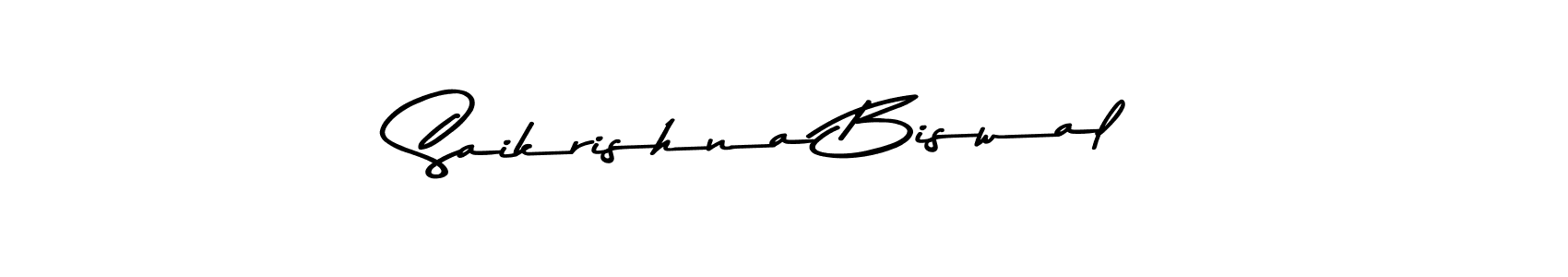 Similarly Asem Kandis PERSONAL USE is the best handwritten signature design. Signature creator online .You can use it as an online autograph creator for name Saikrishna Biswal. Saikrishna Biswal signature style 9 images and pictures png