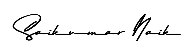 Personalize your online presence with Saikumar Naik signature rendered in elegant Asem Kandis PERSONAL USE font. Great for website footers and blogs. Saikumar Naik signature style 9 images and pictures png