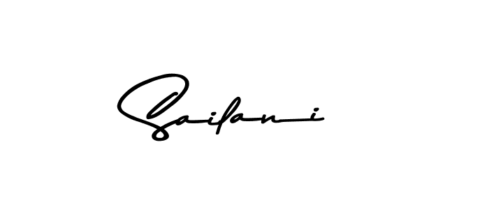 Create a beautiful signature design for name Sailani. With this signature (Asem Kandis PERSONAL USE) fonts, you can make a handwritten signature for free. Sailani signature style 9 images and pictures png