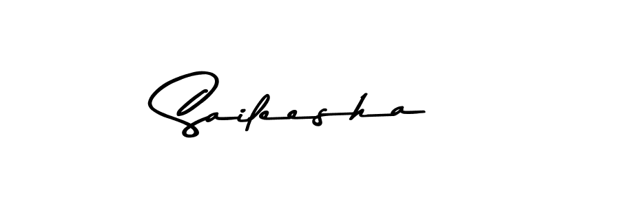 How to make Saileesha signature? Asem Kandis PERSONAL USE is a professional autograph style. Create handwritten signature for Saileesha name. Saileesha signature style 9 images and pictures png