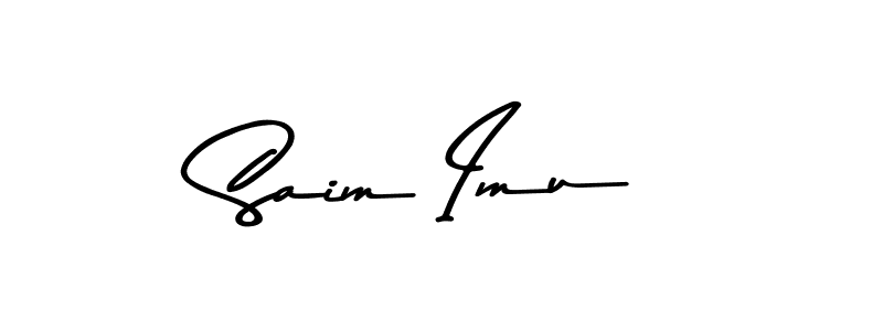 Here are the top 10 professional signature styles for the name Saim Imu. These are the best autograph styles you can use for your name. Saim Imu signature style 9 images and pictures png