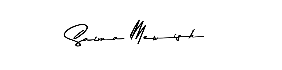 Also we have Saima Mewish name is the best signature style. Create professional handwritten signature collection using Asem Kandis PERSONAL USE autograph style. Saima Mewish signature style 9 images and pictures png