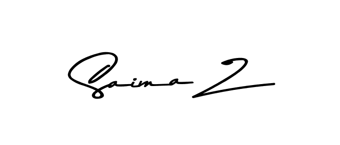 Make a beautiful signature design for name Saima Z. With this signature (Asem Kandis PERSONAL USE) style, you can create a handwritten signature for free. Saima Z signature style 9 images and pictures png