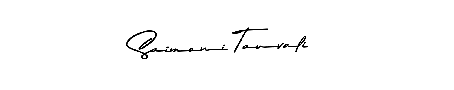 Use a signature maker to create a handwritten signature online. With this signature software, you can design (Asem Kandis PERSONAL USE) your own signature for name Saimoni Tauvali. Saimoni Tauvali signature style 9 images and pictures png