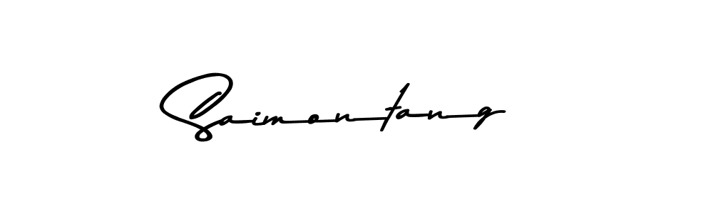 How to Draw Saimontang signature style? Asem Kandis PERSONAL USE is a latest design signature styles for name Saimontang. Saimontang signature style 9 images and pictures png