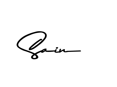 How to make Sain name signature. Use Asem Kandis PERSONAL USE style for creating short signs online. This is the latest handwritten sign. Sain signature style 9 images and pictures png