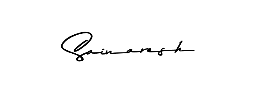 How to make Sainaresh signature? Asem Kandis PERSONAL USE is a professional autograph style. Create handwritten signature for Sainaresh name. Sainaresh signature style 9 images and pictures png