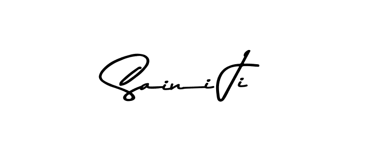 Make a beautiful signature design for name Saini Ji. With this signature (Asem Kandis PERSONAL USE) style, you can create a handwritten signature for free. Saini Ji signature style 9 images and pictures png