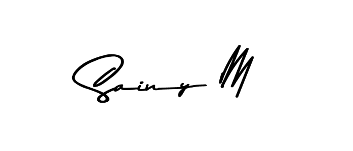 Here are the top 10 professional signature styles for the name Sainy M. These are the best autograph styles you can use for your name. Sainy M signature style 9 images and pictures png