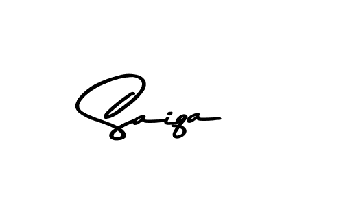 Make a beautiful signature design for name Saiqa. With this signature (Asem Kandis PERSONAL USE) style, you can create a handwritten signature for free. Saiqa signature style 9 images and pictures png