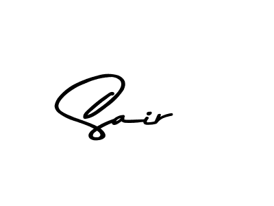 This is the best signature style for the Sair name. Also you like these signature font (Asem Kandis PERSONAL USE). Mix name signature. Sair signature style 9 images and pictures png