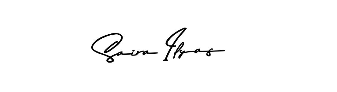 Make a beautiful signature design for name Saira Ilyas. Use this online signature maker to create a handwritten signature for free. Saira Ilyas signature style 9 images and pictures png
