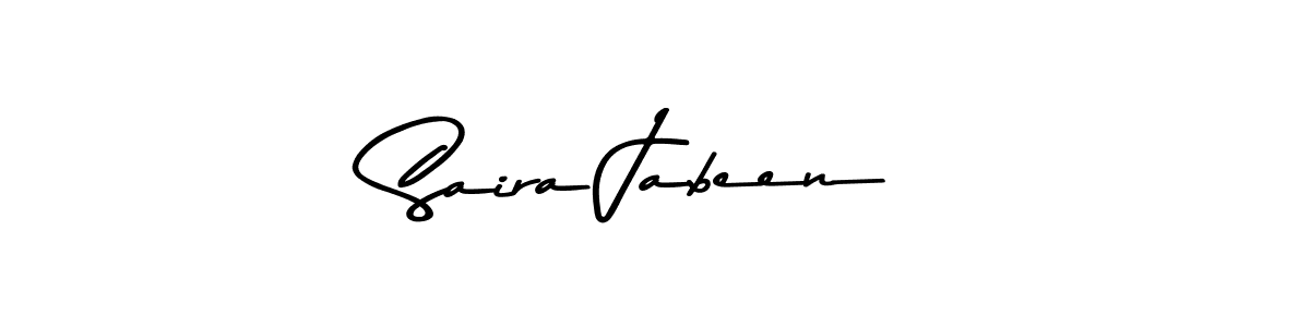 Use a signature maker to create a handwritten signature online. With this signature software, you can design (Asem Kandis PERSONAL USE) your own signature for name Saira Jabeen. Saira Jabeen signature style 9 images and pictures png