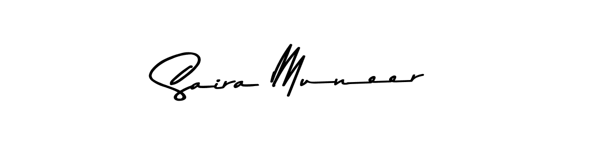 Design your own signature with our free online signature maker. With this signature software, you can create a handwritten (Asem Kandis PERSONAL USE) signature for name Saira Muneer. Saira Muneer signature style 9 images and pictures png
