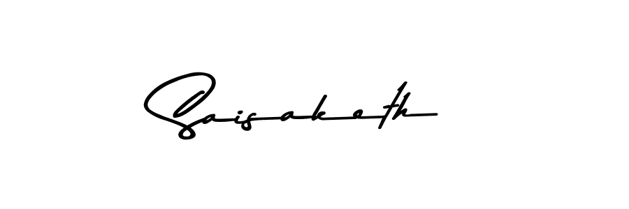 You should practise on your own different ways (Asem Kandis PERSONAL USE) to write your name (Saisaketh) in signature. don't let someone else do it for you. Saisaketh signature style 9 images and pictures png
