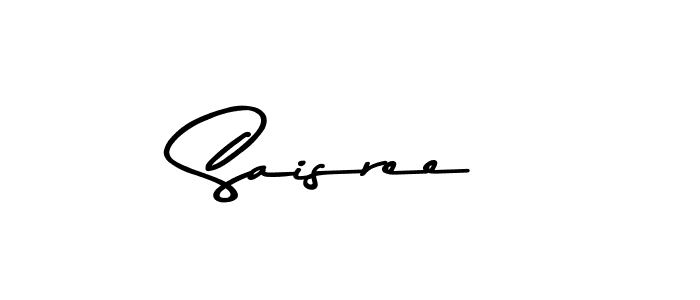 Create a beautiful signature design for name Saisree. With this signature (Asem Kandis PERSONAL USE) fonts, you can make a handwritten signature for free. Saisree signature style 9 images and pictures png
