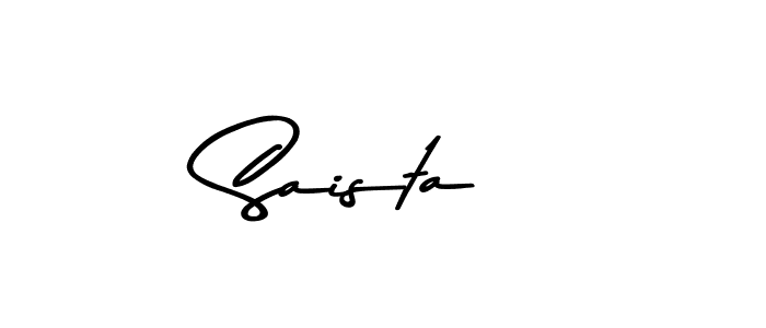 Also we have Saista  name is the best signature style. Create professional handwritten signature collection using Asem Kandis PERSONAL USE autograph style. Saista  signature style 9 images and pictures png