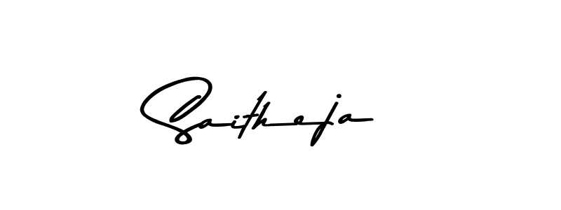 Create a beautiful signature design for name Saitheja. With this signature (Asem Kandis PERSONAL USE) fonts, you can make a handwritten signature for free. Saitheja signature style 9 images and pictures png