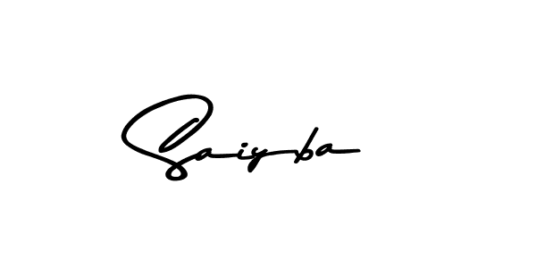 Design your own signature with our free online signature maker. With this signature software, you can create a handwritten (Asem Kandis PERSONAL USE) signature for name Saiyba. Saiyba signature style 9 images and pictures png