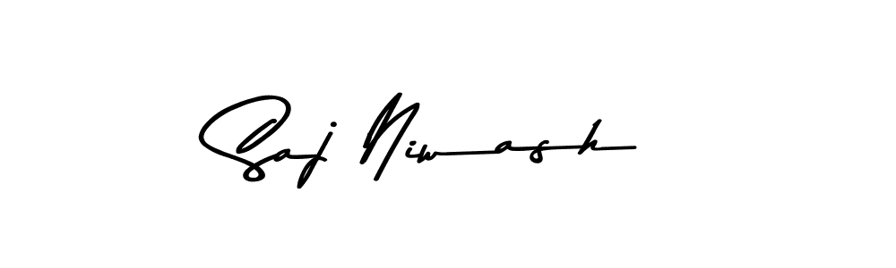 Make a beautiful signature design for name Saj Niwash. With this signature (Asem Kandis PERSONAL USE) style, you can create a handwritten signature for free. Saj Niwash signature style 9 images and pictures png