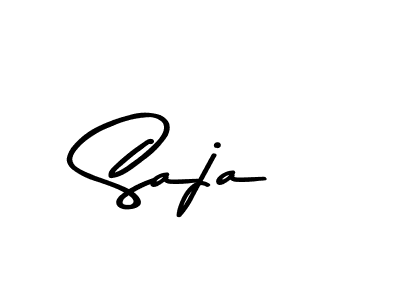 Use a signature maker to create a handwritten signature online. With this signature software, you can design (Asem Kandis PERSONAL USE) your own signature for name Saja. Saja signature style 9 images and pictures png