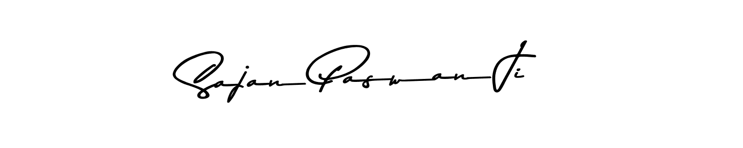 Use a signature maker to create a handwritten signature online. With this signature software, you can design (Asem Kandis PERSONAL USE) your own signature for name Sajan Paswan Ji. Sajan Paswan Ji signature style 9 images and pictures png