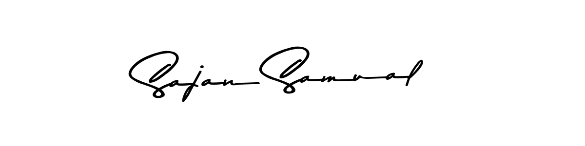 Make a beautiful signature design for name Sajan Samual. Use this online signature maker to create a handwritten signature for free. Sajan Samual signature style 9 images and pictures png