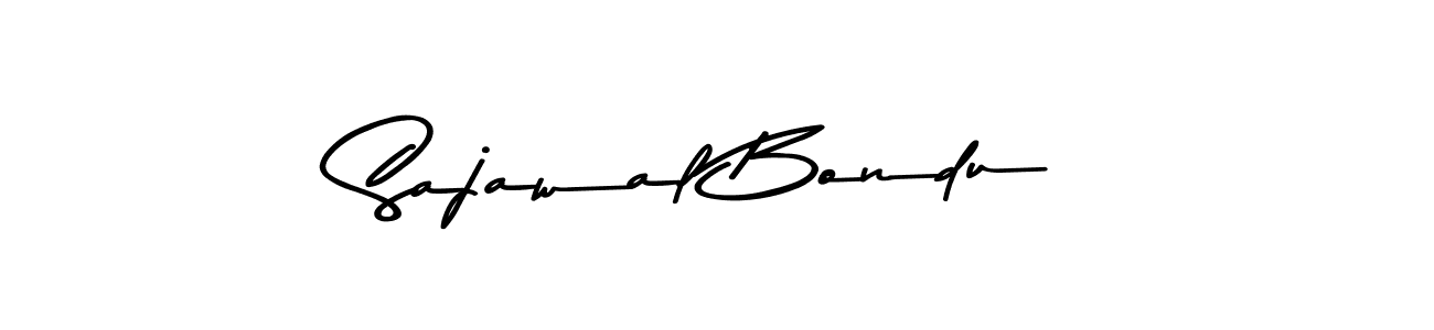 The best way (Asem Kandis PERSONAL USE) to make a short signature is to pick only two or three words in your name. The name Sajawal Bondu include a total of six letters. For converting this name. Sajawal Bondu signature style 9 images and pictures png