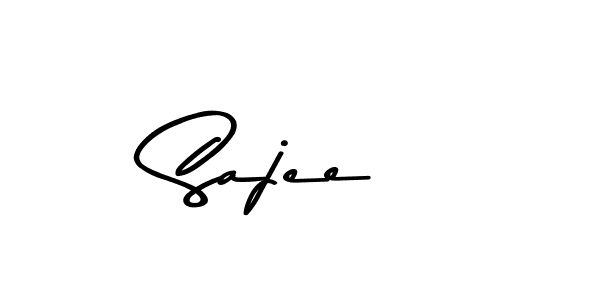 This is the best signature style for the Sajee  name. Also you like these signature font (Asem Kandis PERSONAL USE). Mix name signature. Sajee  signature style 9 images and pictures png