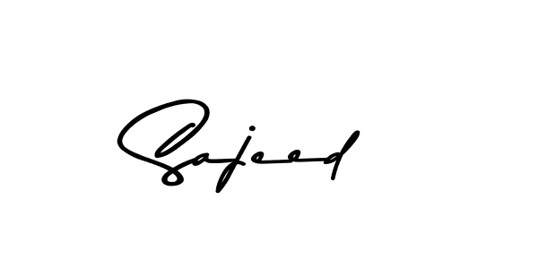 Make a beautiful signature design for name Sajeed. With this signature (Asem Kandis PERSONAL USE) style, you can create a handwritten signature for free. Sajeed signature style 9 images and pictures png