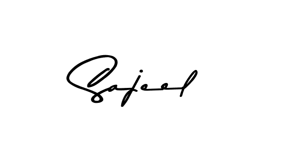 Use a signature maker to create a handwritten signature online. With this signature software, you can design (Asem Kandis PERSONAL USE) your own signature for name Sajeel. Sajeel signature style 9 images and pictures png