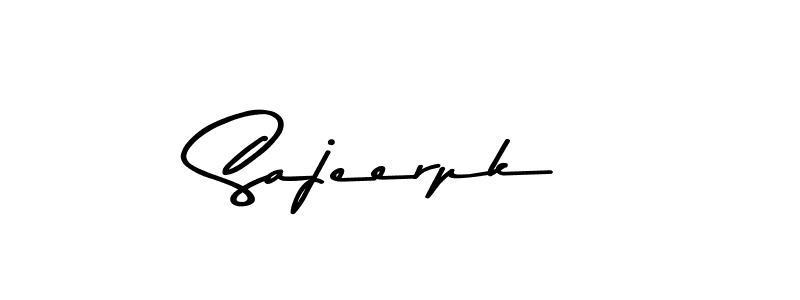 Create a beautiful signature design for name Sajeerpk. With this signature (Asem Kandis PERSONAL USE) fonts, you can make a handwritten signature for free. Sajeerpk signature style 9 images and pictures png