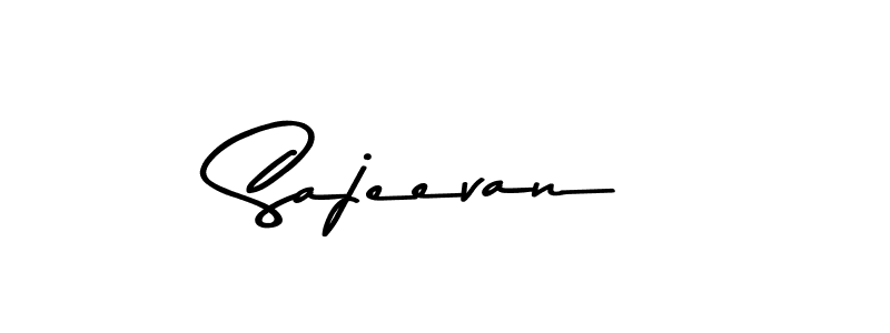 Create a beautiful signature design for name Sajeevan. With this signature (Asem Kandis PERSONAL USE) fonts, you can make a handwritten signature for free. Sajeevan signature style 9 images and pictures png