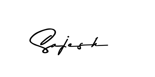 Sajesh stylish signature style. Best Handwritten Sign (Asem Kandis PERSONAL USE) for my name. Handwritten Signature Collection Ideas for my name Sajesh. Sajesh signature style 9 images and pictures png