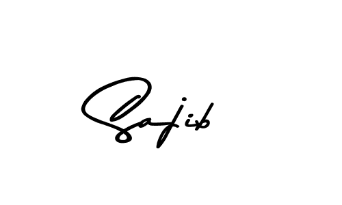 Design your own signature with our free online signature maker. With this signature software, you can create a handwritten (Asem Kandis PERSONAL USE) signature for name Sajib. Sajib signature style 9 images and pictures png