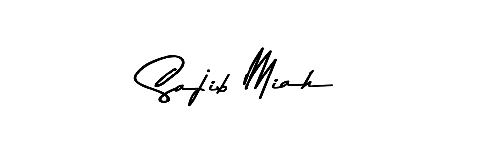 Create a beautiful signature design for name Sajib Miah. With this signature (Asem Kandis PERSONAL USE) fonts, you can make a handwritten signature for free. Sajib Miah signature style 9 images and pictures png