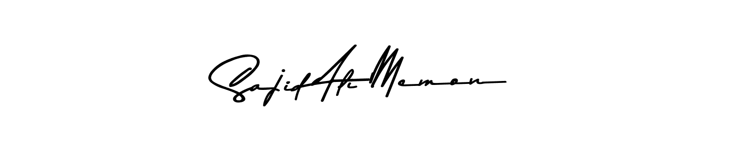 Also You can easily find your signature by using the search form. We will create Sajid Ali Memon name handwritten signature images for you free of cost using Asem Kandis PERSONAL USE sign style. Sajid Ali Memon signature style 9 images and pictures png